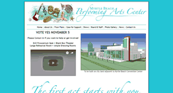 Desktop Screenshot of myrtlebeachperformingartscenter.com